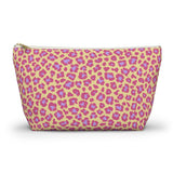 Pink Purple Leopard Print Makeup Bag